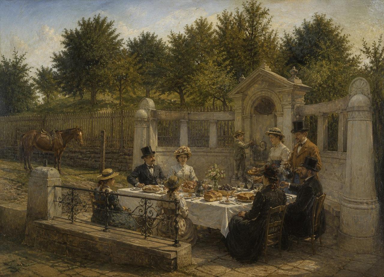 Brunnch am Bürgli um 1840